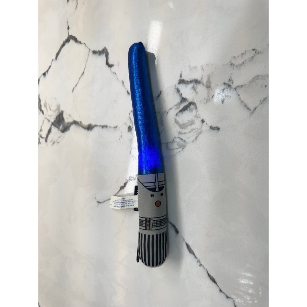 BUILD A BEAR Star Wars Blue Light Saber 10" Light Up Sound